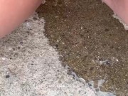 close up piss on the steps 7/16