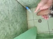 big cock cumshot in the shower 1/16