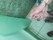 big cock cumshot in the shower 8/16