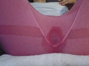 Squirting and soaking my leggins. Part II. 2/16