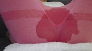 Squirting and soaking my leggins. Part II.