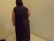 Arab Muslim Hotel Maid Cleaning My Room & i see her Big Butt & Huge Hanging Boobs! 16/16