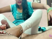 Stepmother Pinki Caught her Son naked, She help for tight pennis and Cumshot in mouth. 7/16