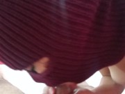 Getting out of the shower I give my stepbrother a delicious oral 14/16