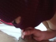 Getting out of the shower I give my stepbrother a delicious oral 15/16