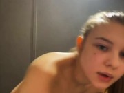 Squirting and fucking pussy in public 6/16