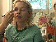 Kissy Kapri is trying to save up for a trip with her friends and agrees to fuck these two horny guys 11/16