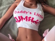 POV fucking daddy’s little cumslut and shooting two loads after edging for a week. 3/16