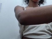 Horny cute girl with smooth body and seducing with smooth masturbating 9/16