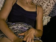 Hotwife uses favorite dildo, vibrator and has a long eye rolling orgasm