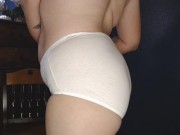 Hanes Her Way Big Fullback Ass Jiggle Shaking Tease 2/16