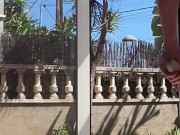 Topless gaming - Sexy girl battles in VR 10/16