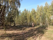 Nude girl came to an old red brick building 15/16