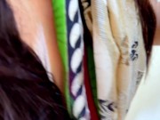 Indian Desi Hot Maid with Saree Blouse Cleaning my room while i was masturbating 8/16