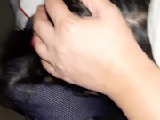 My stepsister found out that I smoke and I gave her cunnilingus so that she wouldn't tell anyone 12/16