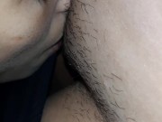 My stepsister found out that I smoke and I gave her cunnilingus so that she wouldn't tell anyone 6/16