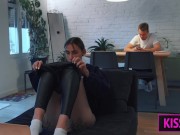 Step sister dreams of big cock and get accident creampie in share bed after fucked with step brother 3/16