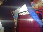 Butt plug devil tail and stroking 1/16