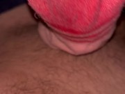 Daddy dirty talks, sticks his cock in her dirty sock. LOUD MOANING ORGASM! 16/16