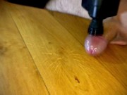 Vibration and cock! I didn't have enough patience to hold back the orgasm for a long time! 10/16