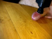 Vibration and cock! I didn't have enough patience to hold back the orgasm for a long time! 11/16