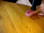 Vibration and cock! I didn't have enough patience to hold back the orgasm for a long time! 13/16