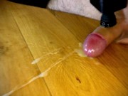 Vibration and cock! I didn't have enough patience to hold back the orgasm for a long time! 15/16