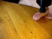 Vibration and cock! I didn't have enough patience to hold back the orgasm for a long time! 7/16