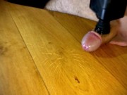 Vibration and cock! I didn't have enough patience to hold back the orgasm for a long time! 8/16