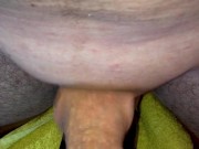 My dick against the sports vibrator! Thick ejaculation! 2/16