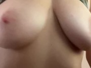 Bouncing tits, fingering, and orgasms...oh my! 12/16