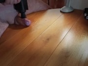 Sperm shot with a vibrator, especially pleasant. I love it. 12/16