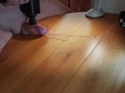 Sperm shot with a vibrator, especially pleasant. I love it. 13/16