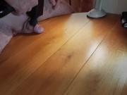 Sperm shot with a vibrator, especially pleasant. I love it. 3/16