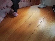 Sperm shot with a vibrator, especially pleasant. I love it. 5/16