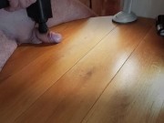 Sperm shot with a vibrator, especially pleasant. I love it. 7/16