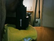 I started to clean the room, but the desire to cum won! 1/16