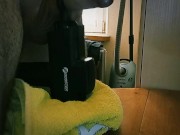 I started to clean the room, but the desire to cum won! 11/16