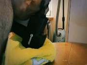 I started to clean the room, but the desire to cum won! 15/16