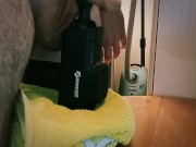 I started to clean the room, but the desire to cum won! 4/16