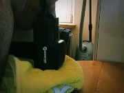 I started to clean the room, but the desire to cum won! 9/16