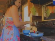 Hot lil thang in the kitchen 3/16