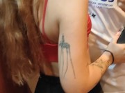 She gave me a blowjob in the elevator and then we fucked in her apartment (The Neighbour Part 1) 5/16