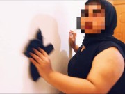 Sexy Big Butt & Big Tits Saudi Beautiful Maid Cleaning Boss's Room & Make Him Horny For Fucking Her 1/16