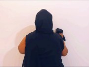 Sexy Big Butt & Big Tits Saudi Beautiful Maid Cleaning Boss's Room & Make Him Horny For Fucking Her 4/16