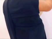 Sexy Big Butt & Big Tits Saudi Beautiful Maid Cleaning Boss's Room & Make Him Horny For Fucking Her 6/16