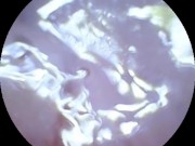 Camera dildo after a rough fuck and cream filling 14/16