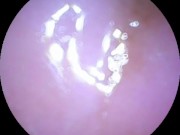 Camera dildo after a rough fuck and cream filling 6/16