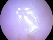 Camera dildo after a rough fuck and cream filling 7/16