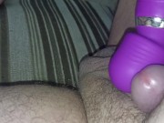 Cum without hands - Cum from a vibrator without hands 14/16